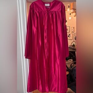 Red Graduation Gown